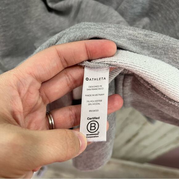 Athleta Incline Hoodie, Grey Heather SIZE Small  #404773 - Picture 6 of 9